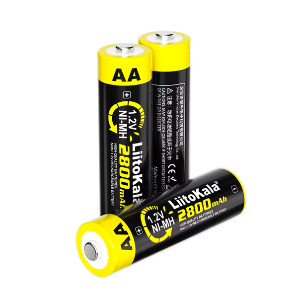 Akumulator akumulatorki Baterie LiitoKala AA R6 1.2V 2800mAh Ni-MH 4 szt.