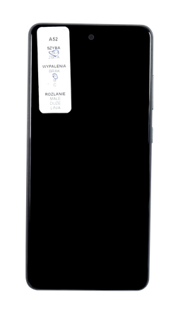 Oryginalny wyświetlacz Ekran do Samsung Galaxy A52s SM-A528 Ramka Czarna (Demontaż)