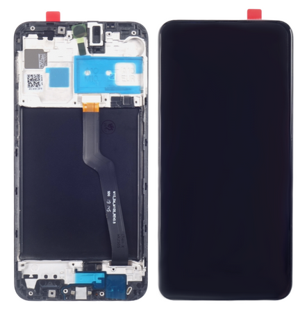 Oryginalny wyświetlacz LCD + ekran dotykowy Samsung SM-A105 Galaxy A10 (IPS) Ramka czarna