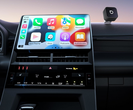 Bezprzewodowy Adapter Ottocast Mini Cube CarPlay / Android Auto Czarny