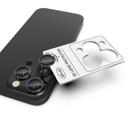 Szkło Ochronne na aparat obiektyw do iPhone 15 Pro / 15 Pro Max + Aplikator