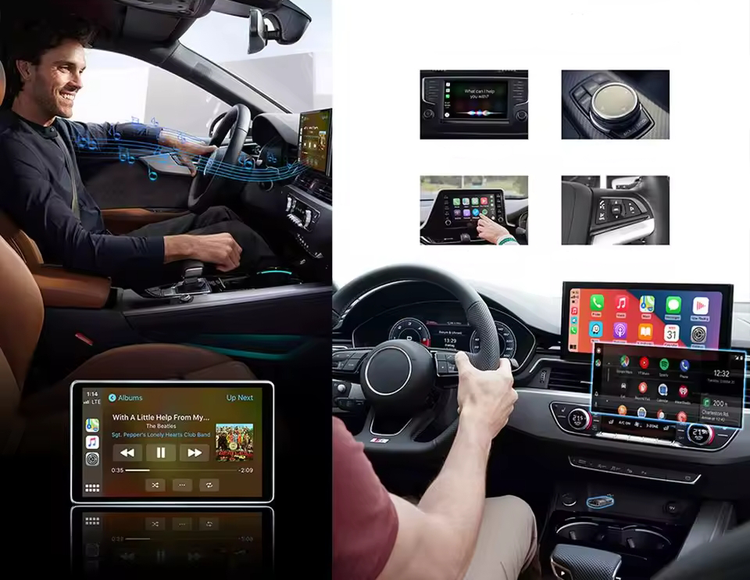 Bezprzewodowy Adapter TB NANO do Apple CarPlay / Android Auto Transparent