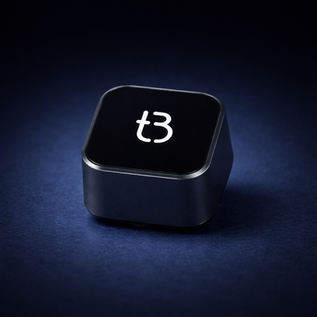 Bezprzewodowy Adapter Tradebit TB CUBE USB-C CarPlay / Android Auto Czarny