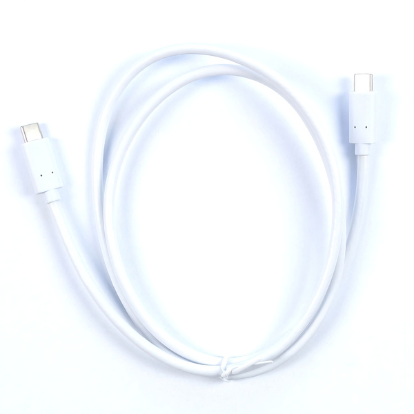 KABEL PRZEWÓD USB-C do USB-C  1m 30W biały