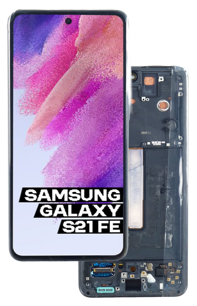 Oryginalny wyświetlacz Samsung Galaxy S21 FE 5G Ramka Regenerowany (REF)
