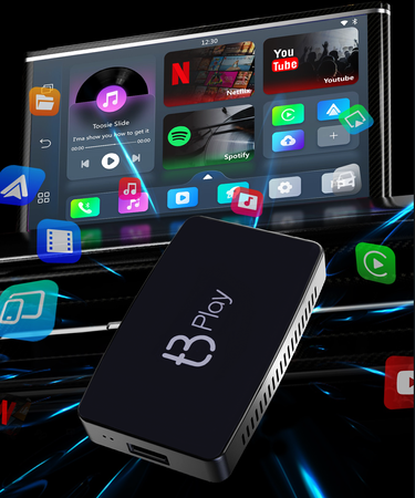 Adapter Samochodowy TB Play Carplay/Android Auto Android 12 TRADEBIT