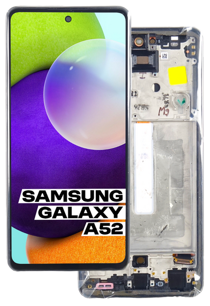 Oryginalny wyświetlacz Samsung Galaxy A52 SM-A525 Ramka Regenerowany (REF)