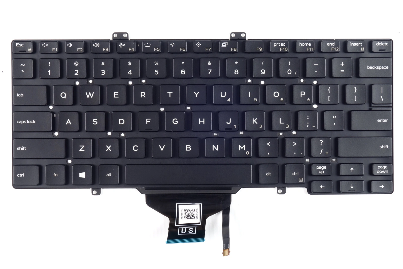 Klawiatura Dell Latitude 3400 5400 5410 7400 7410 LED RN86F 0RN86F trackpoint