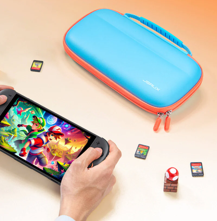 Niebieskie Etui Ultra-cienkie lekkie JSAUX do konsoli Nintendo Switch 2