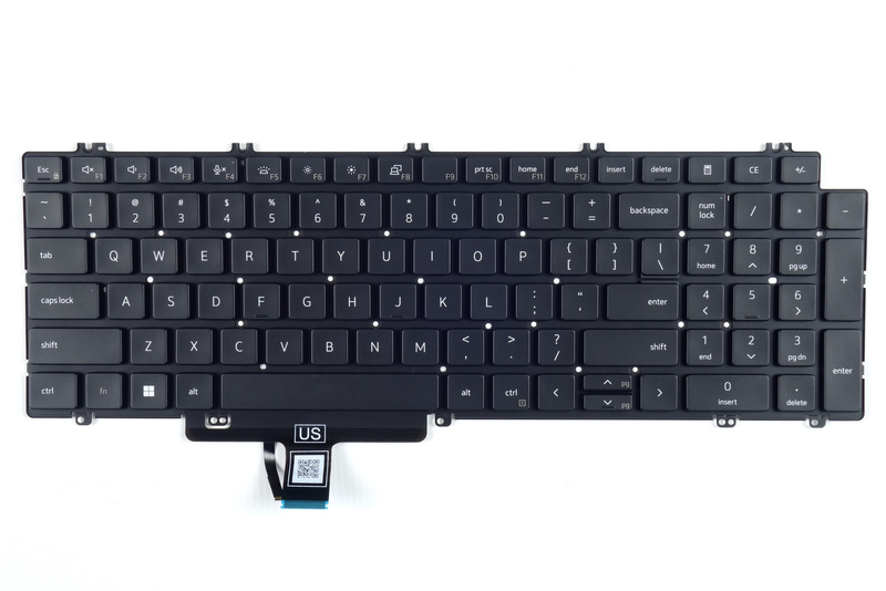 Klawiatura Dell Latitude 5520 5530 5540 5521 5531 Precision 3560 3570 3580 3561 3571 3581 N7N16 0N7N16 LED