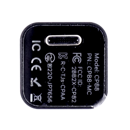 Bezprzewodowy Adapter Tradebit TB CUBE USB-C CarPlay / Android Auto Czarny