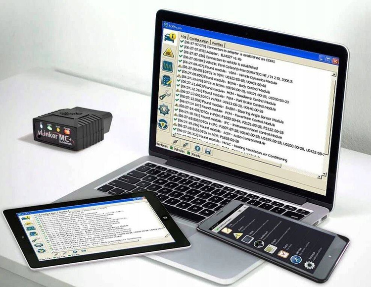 Interfejs Vgate vLinker MC+ Bluetooth 4.0 Bimmercode Forscan Android iOS