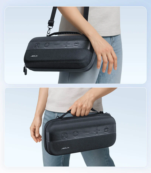 Przenośne Etui Mega Carry Case JSAUX do konsoli Nintendo Switch 2 Czarne