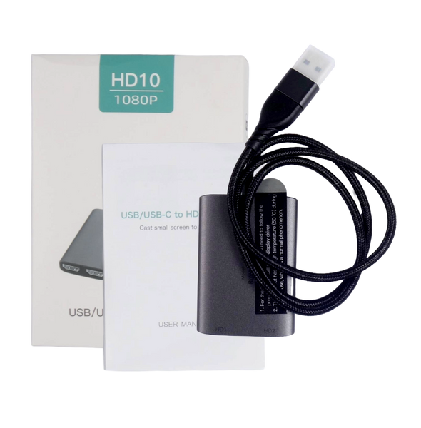 Adapter Rozdzielacz Stacja HUB USB / USB-C 2x HDMI dla dwóch monitorów
