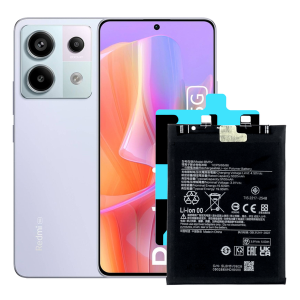 Bateria do Xiaomi Redmi Note 13 Pro 5G / POCO X6 BM5V 5020 mAh + Taśma
