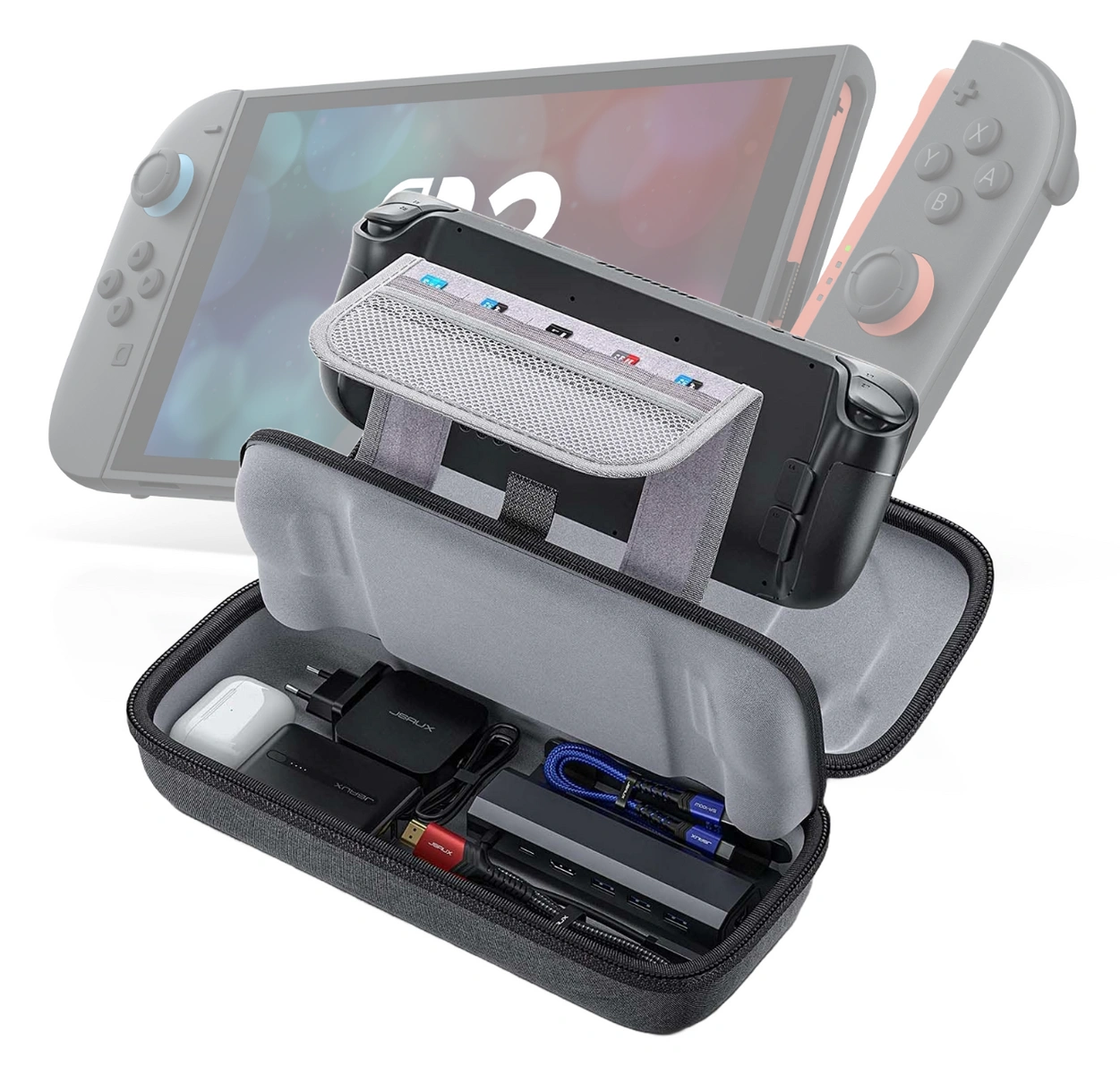 JSAUX Twarde etui futerał torba obudowa do Nintendo Switch 2 BG0106x