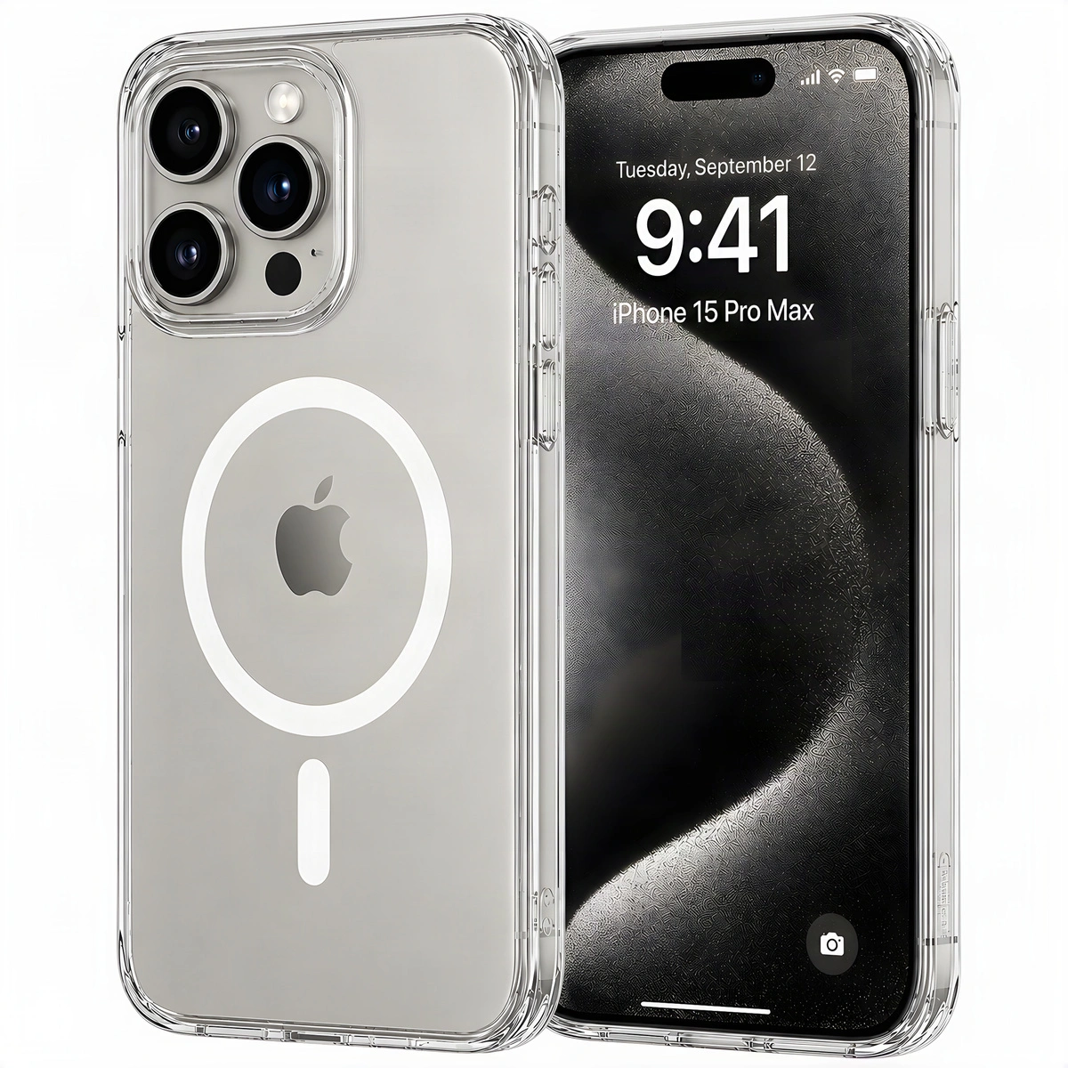 Etui Plecki Bezbarwne Magnetyczne MagSafe do Apple iPhone 15 Pro Max Clear