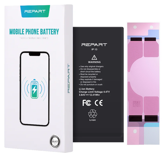 ZESTAW Bateria Akumulator do Apple iPhone 13 Zwiększona pojemność 3227mAh REPART + narzędzia + uszczelka pod ekran