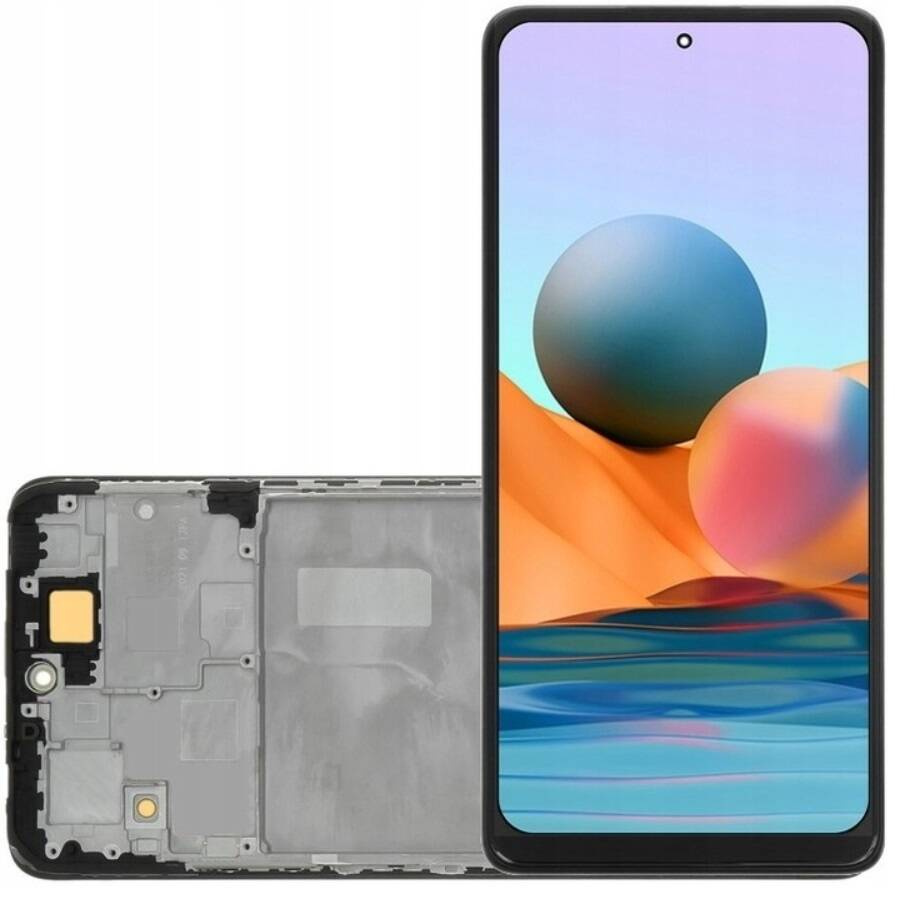 Wyświetlacz LCD + ekran dotykowy  Xiaomi REDMI NOTE 10 PRO M2101K6G (INCELL) Ramka czarna