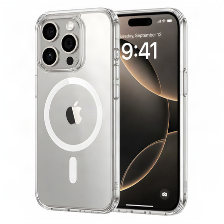Etui Plecki Bezbarwne Magnetyczne MagSafe do Apple iPhone 16 Pro Clear Case