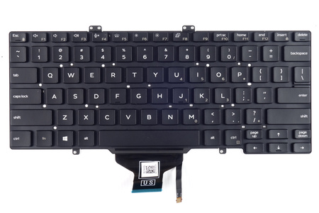 Klawiatura Dell Latitude 3400 5400 5410 7400 7410 LED RN86F 0RN86F trackpoint