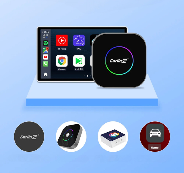 Adapter Bezprzewodowy Carlinkit Tbox S CPC-200 RGB dla CarPlay/Android Auto