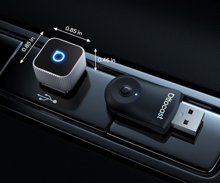 Bezprzewodowy Adapter Ottocast Mini Cube CarPlay / Android Auto Srebrny