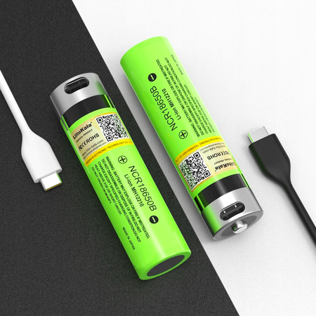 Akumulator bateria LiitoKala P34 PCB Type C 3.7 V 3400 mAh NCR18650B