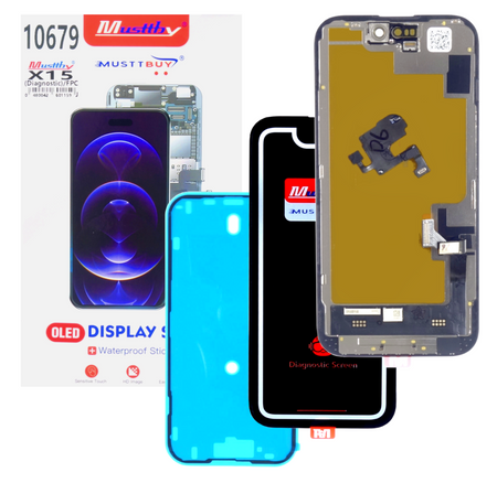 Wyświetlacz Soft OLED Programowalny LCD do Apple iPhone 15 Diagnostic