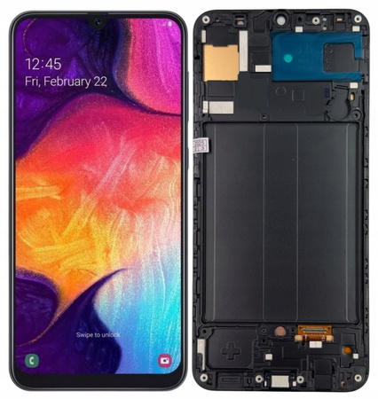 WYŚWIETLACZ EKRAN DOTYK DO SAMSUNG A50 A505 OLED RAMKA