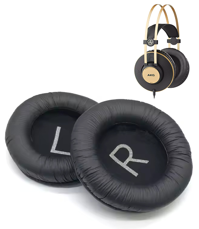 Nauszniki Pady Gąbki do AKG K52 K72 K92 K181 K182 K240 K540 K845 Czarne