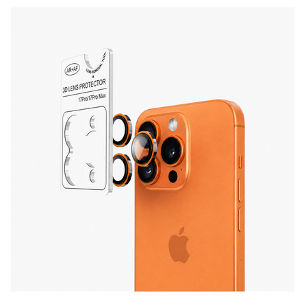 Szkło Ochronne na aparat obiektyw do iPhone 17 Pro / 17 Pro Max + Aplikator