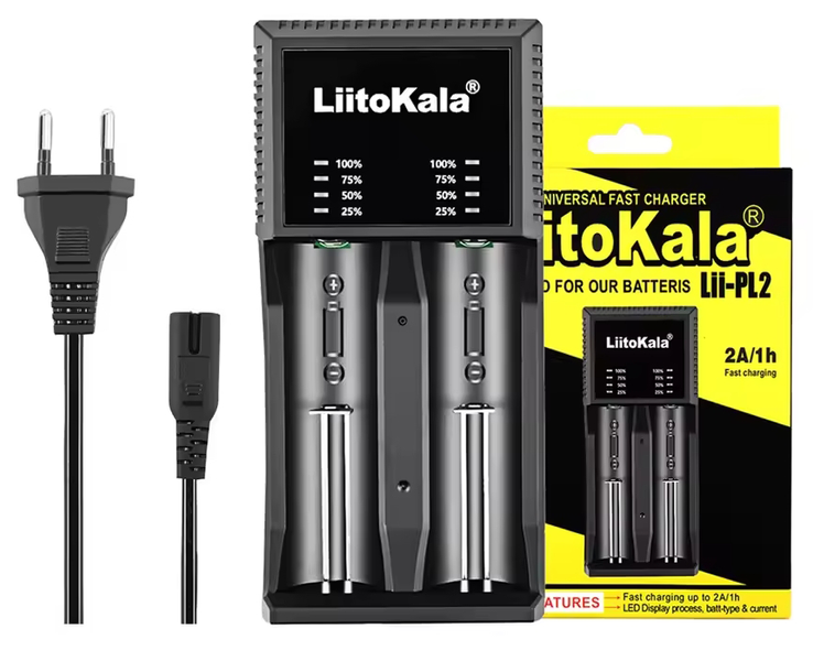 Ładowarka uniwersalna do baterii akumulatorów AAA 18650 LiitoKala Lii-PL2