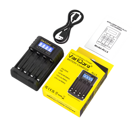Uniwersalna Ładowarka VariCore ALL4 do Baterii Ni-MH AA AAA Li-ion 14500