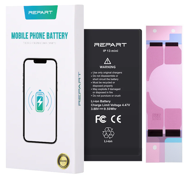 ZESTAW Bateria Akumulator do Apple iPhone 13 Mini Większa pojemność 2450mAh REPART + narzędzia + uszczelka pod ekran