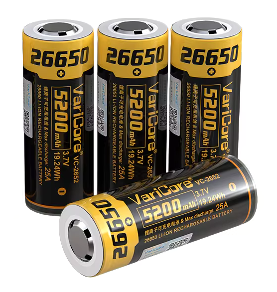 Akumulator bateria ogniwo VariCore VC-2652 PCB 26650 Li-ion 3.7V 5200mAh