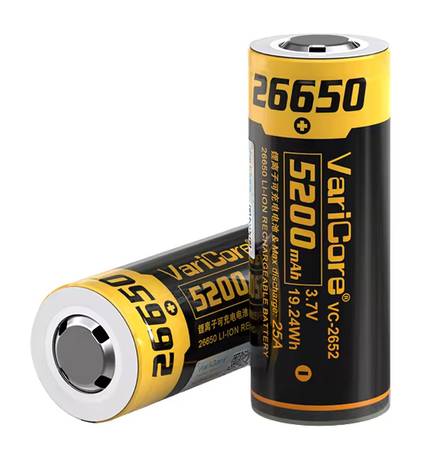 Akumulator bateria ogniwo VariCore VC-2652 26650 Li-ion 3.7V 5200mAh