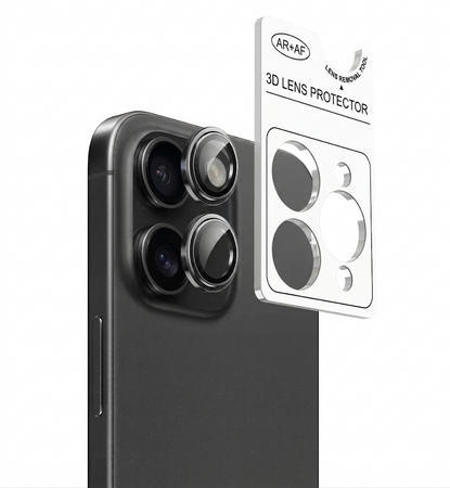 Szkło Ochronne na aparat obiektyw do Apple iPhone 16 / 16 Plus + Aplikator