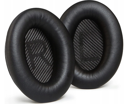 Nauszniki Pady Gąbki do słuchawek BOSE QC45 QC35 I II QC25 QC15 QC2 Czarne