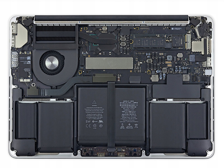 Bateria do Apple Macbook Pro 13" 2015 Retina ME864LL A1493 6300mAh Oryginalny TI