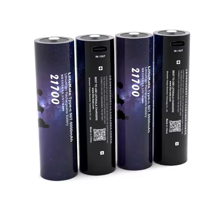 Akumulator bateria Liitokala 50T Type-C wypukły plus 3.7 V 5000mAh 21700