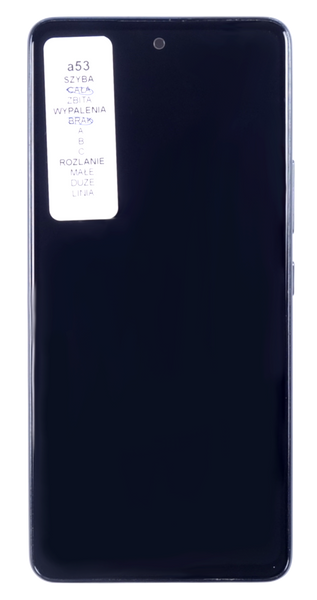 Oryginalny wyświetlacz do Samsung Galaxy A53 SM-A536 Demontaż Ramka Czarna