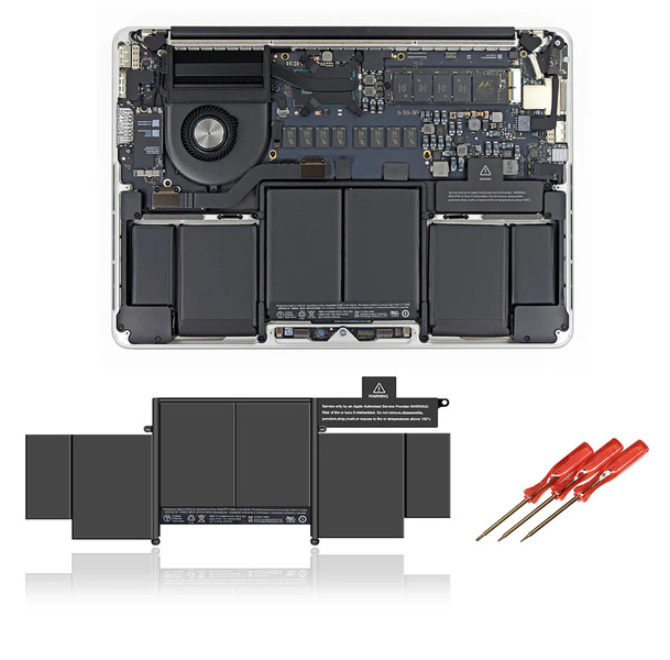 Bateria do Apple Macbook Pro 13" 2015 Retina ME864LL A1493 6300mAh Oryginalny TI