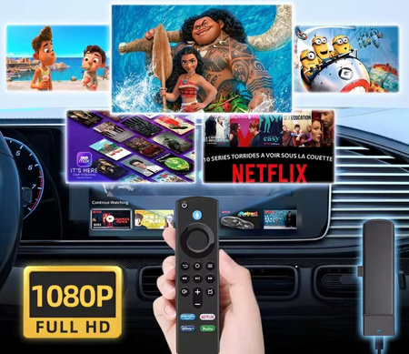 Adapter Bezprzewodowy Carlinkit FireDrive Link dla CarPlay Fire TV Stick