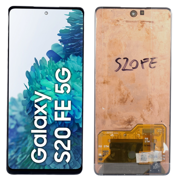 Oryginalny wyświetlacz LCD Ekran dotykowy do Samsung Galaxy S20 FE SM-G781 Regenerowany (REF)