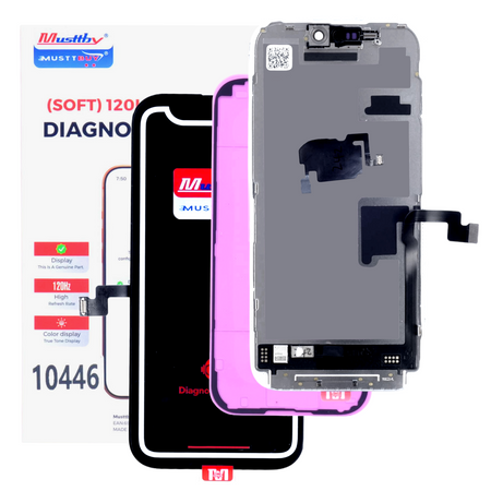 Wyświetlacz do iPhone 16 Pro Max 120Hz z taśmą Light Sensor Diagnostic