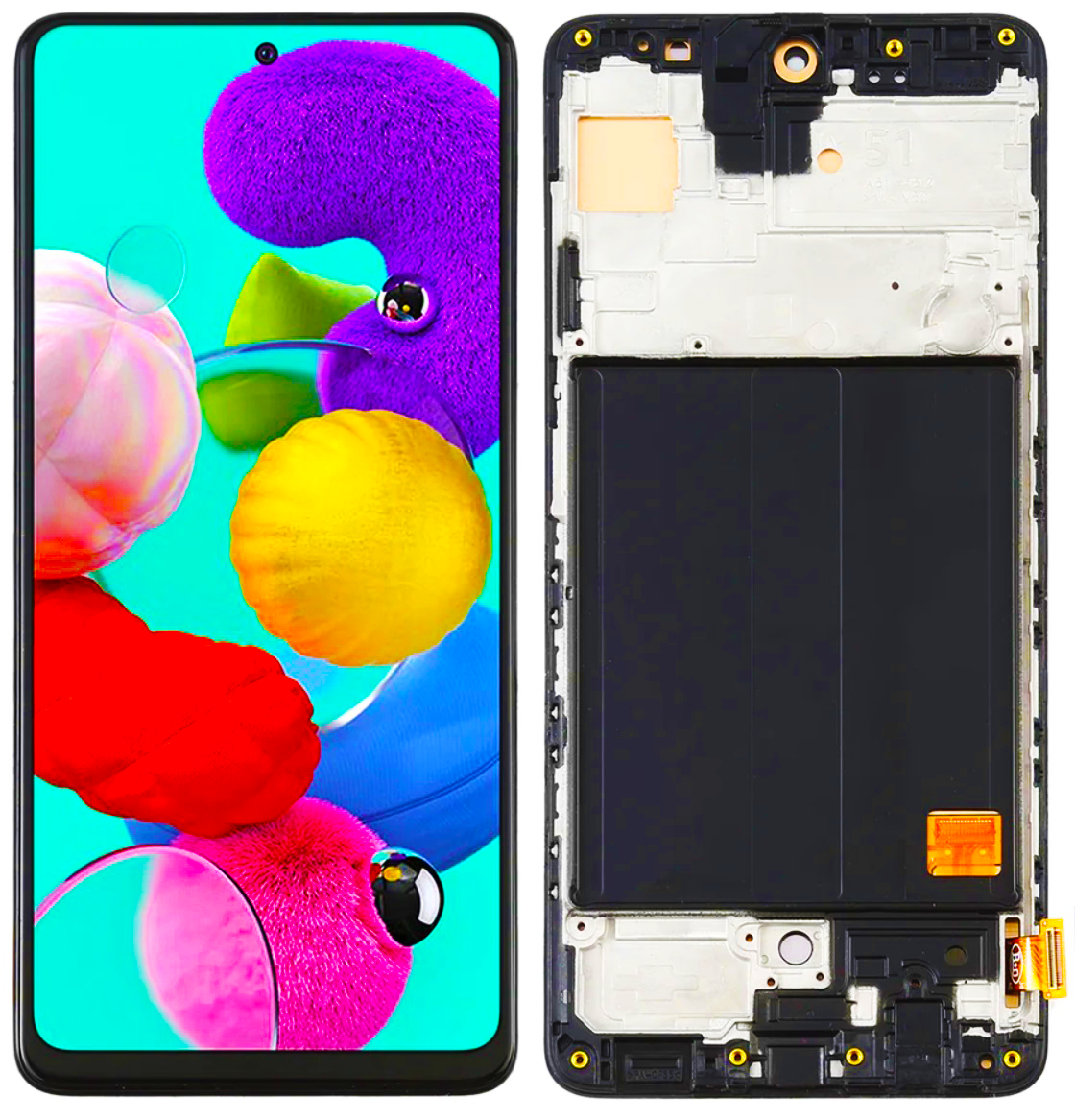 Wyświetlacz LCD Ekran dotykowy do Samsung Galaxy A51 SM-A515 Incell Ramka