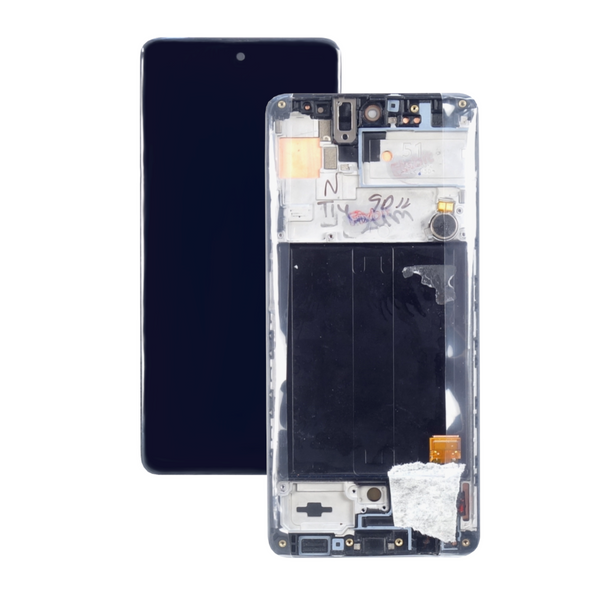 Oryginalny wyświetlacz do Samsung Galaxy A51 SM-A515 Refabrykowany Ramka (REF)