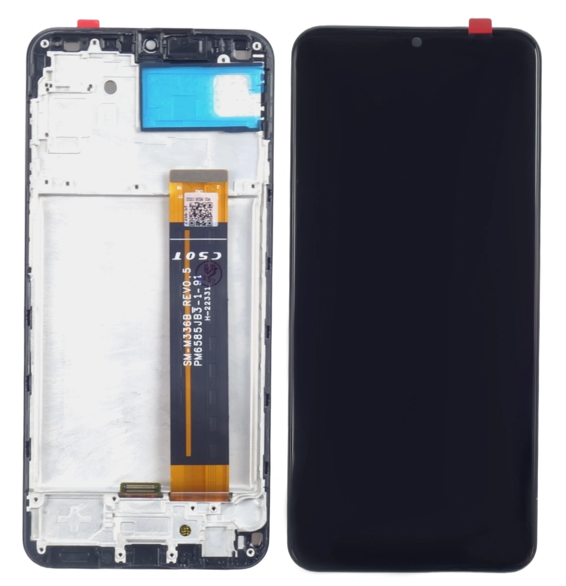 Oryginalny wyświetlacz LCD Ekran dotykowy do Samsung Galaxy M33 z ramką