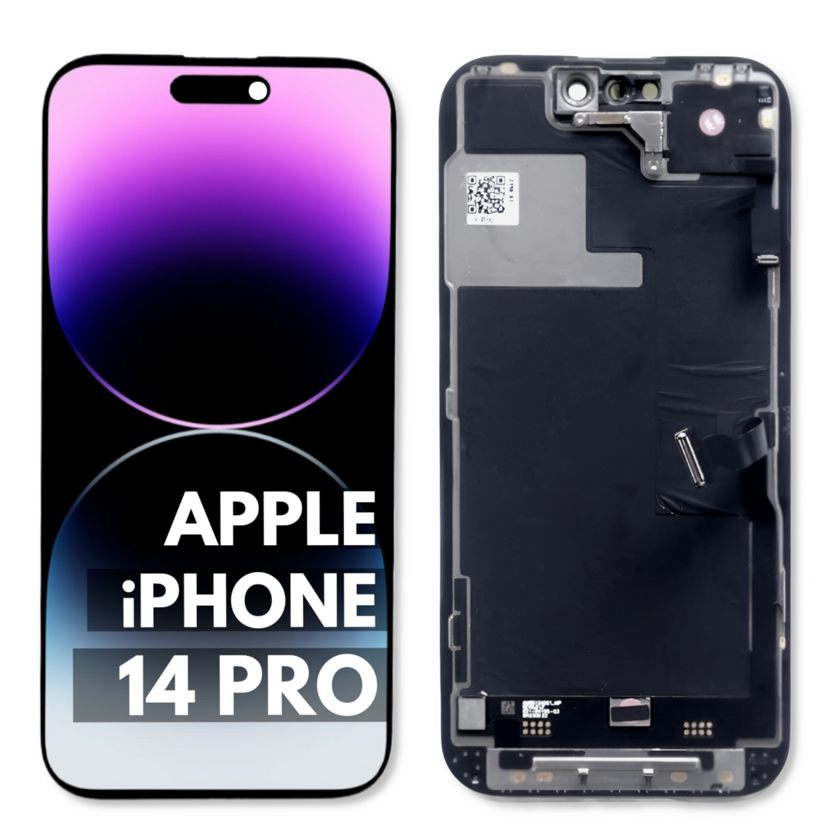 Oryginalny wyświetlacz do Apple iPhone 14 Pro 120Hz Wymieniona Szybka z taśmą Diagnostic